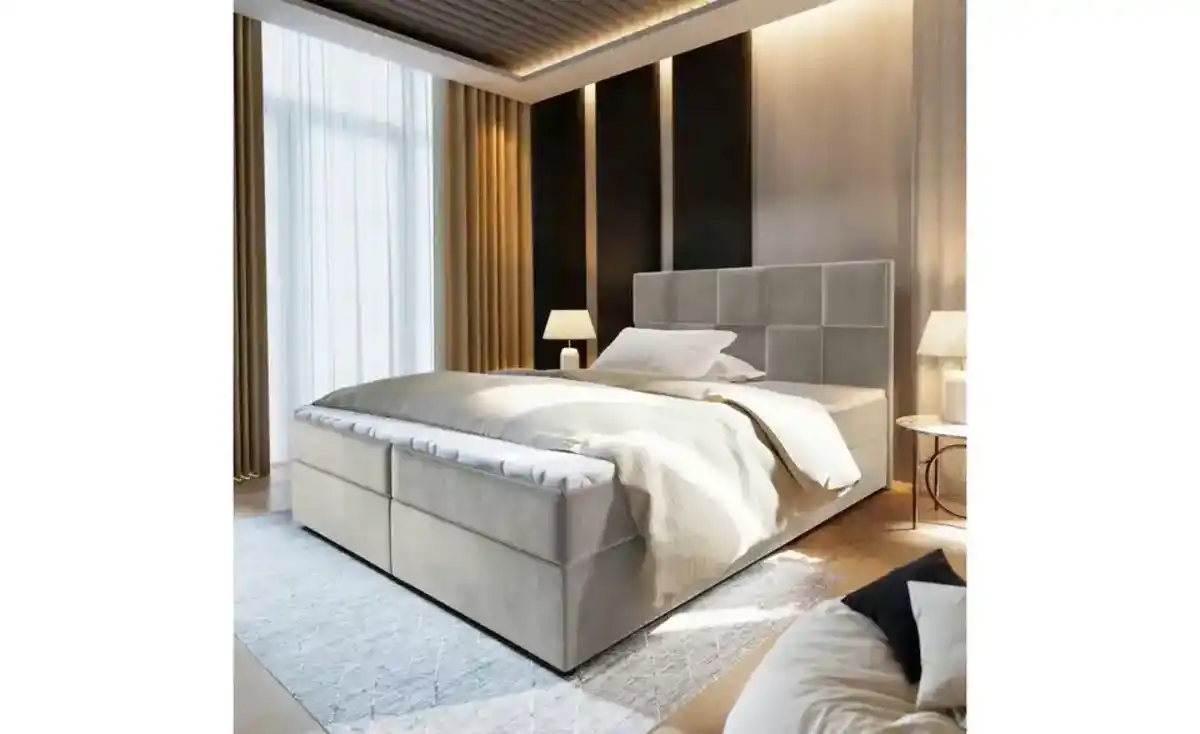 Bild 1 von MASSENO Boxbett mit Bettkasten Prata