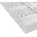 Bild 1 von Sleeptex Komfortschaummatratze, Weiß, Textil, H3, 120x200 cm, Made in Germany, Oeko-Tex® Standard 100, Härtegradauswahl, Über- und Sondergrößen erhältlich, Bezug abnehmbar/waschbar, Ober- Unte
