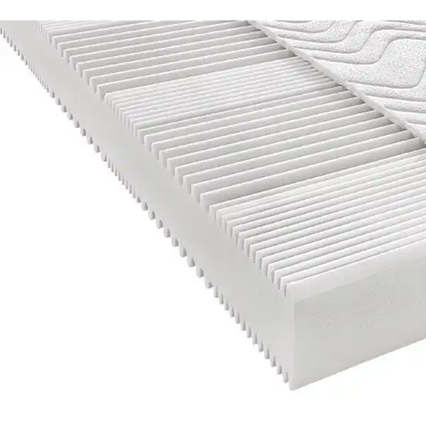 Bild 1 von Sleeptex Komfortschaummatratze, Weiß, Textil, H3, 120x200 cm, Made in Germany, Oeko-Tex® Standard 100, Härtegradauswahl, Über- und Sondergrößen erhältlich, Bezug abnehmbar/waschbar, Ober- Unte
