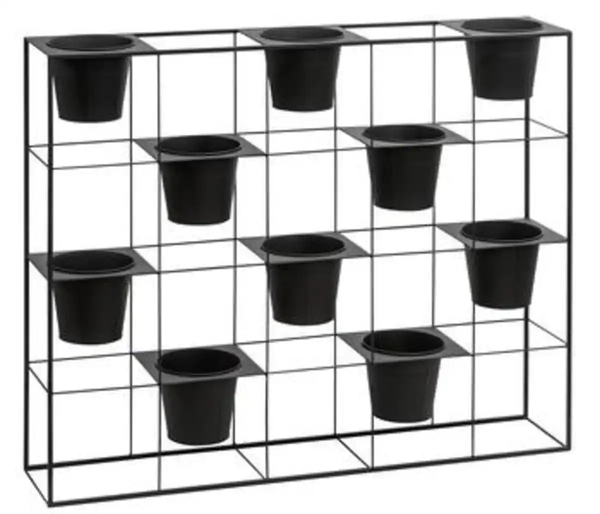 Bild 1 von Dehner Regal mit Pflanzgefäßen, ca. B100/H80/T20 cm