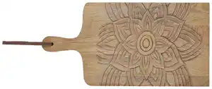 Dekotablett Mandalia I in Naturfarben, Naturfarben