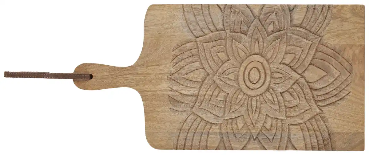 Bild 1 von Dekotablett Mandalia I in Naturfarben, Naturfarben