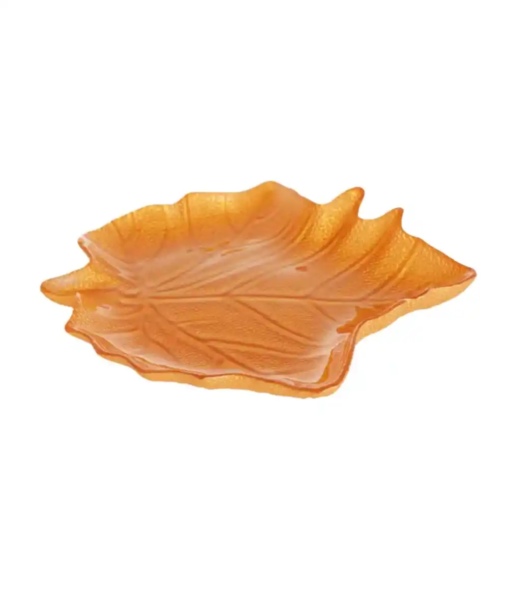 Bild 1 von Glasteller Herbst, gelb