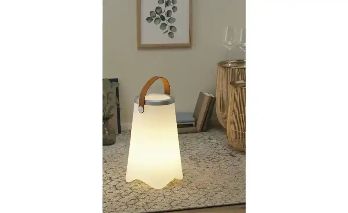 Bild 1 von Akku-LED-Tischleuchte weiß, Flaschenhalter Sektkühler beleuchtet