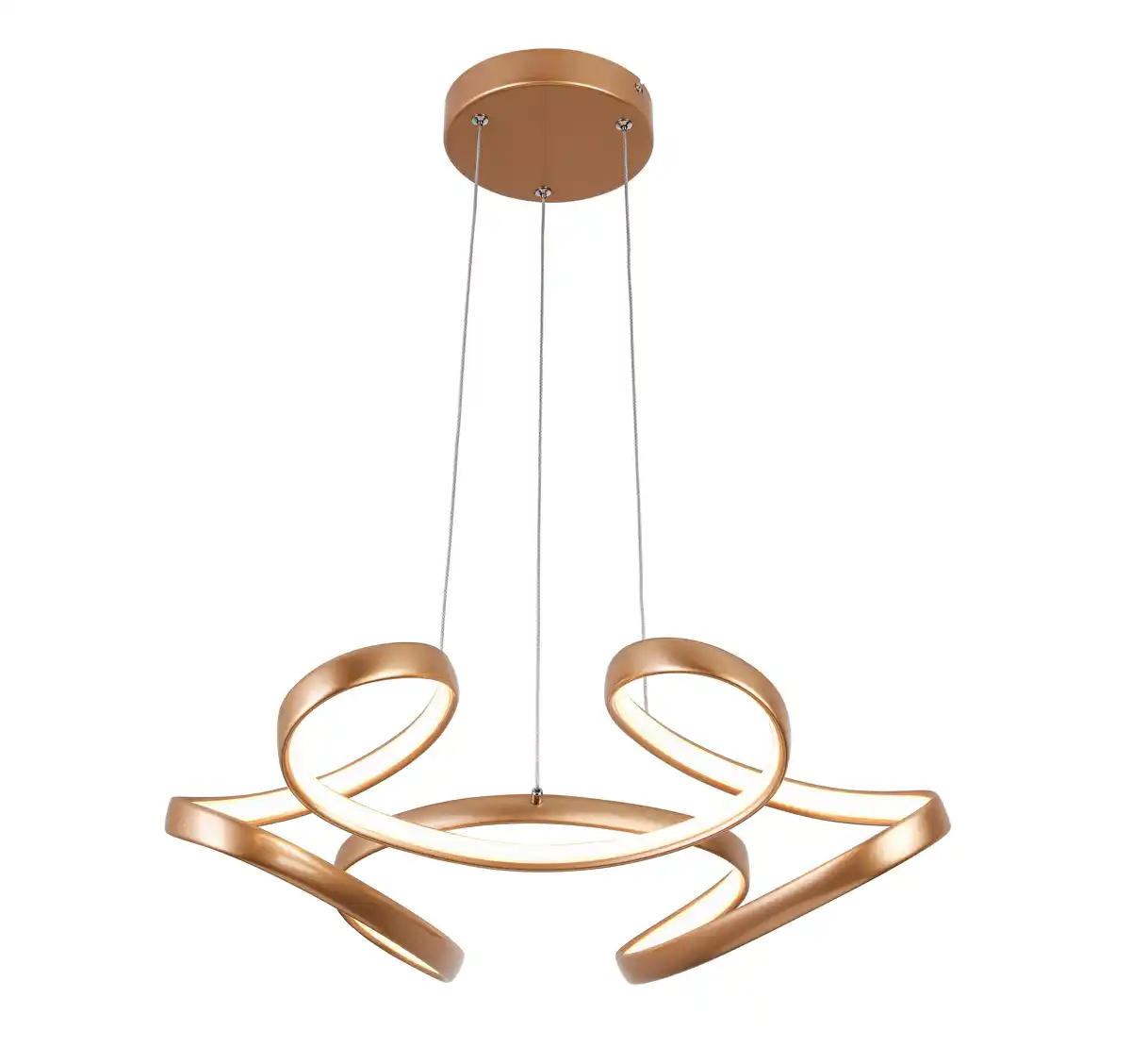 Bild 1 von LED-Hängeleuchte Josem 2 Cappuccino max. 25 Watt, Cappuccino