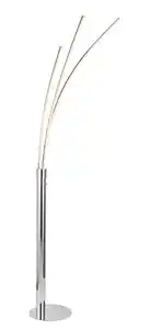 LED-Stehleuchte Remmer in Chromfarben max. 18 Watt, Chromfarben