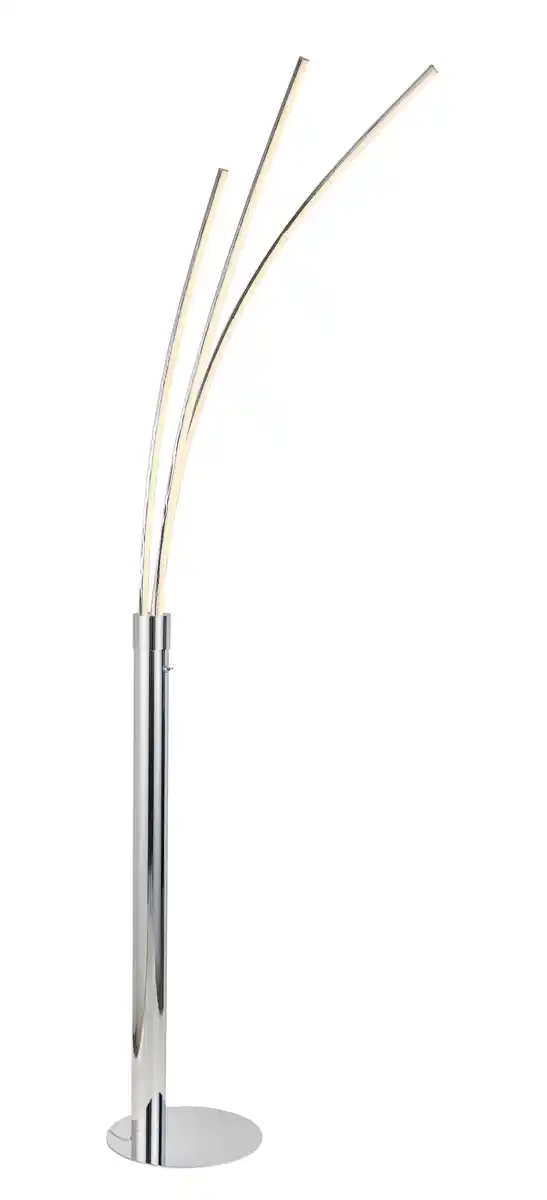 Bild 1 von LED-Stehleuchte Remmer in Chromfarben max. 18 Watt, Chromfarben