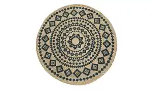 Jute-Teppich Mamda Ornament