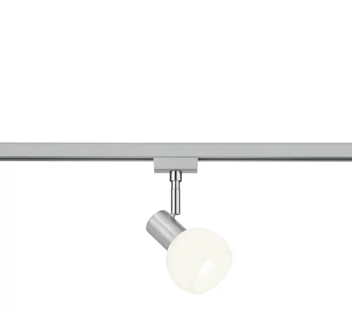 Bild 1 von Schienensystem-Strahler Antibes max. 28 Watt, Weiß, Nickelfarben