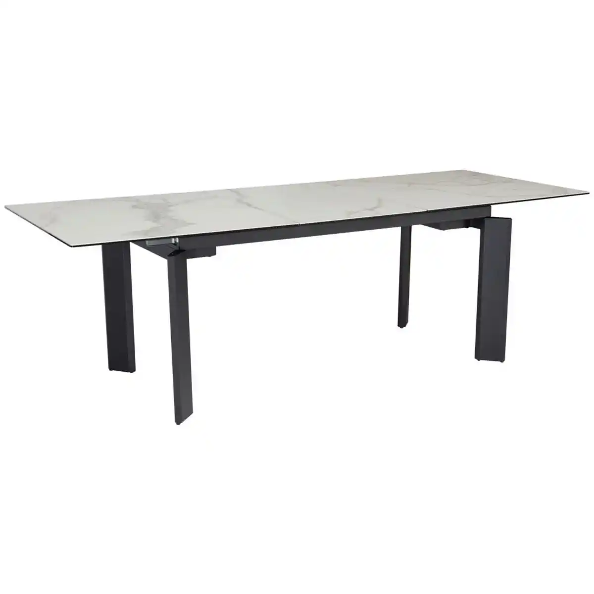 Bild 1 von Mid.you Esstisch, Weiß, Keramik, Marmoroptik, rechteckig, eckig, 95x77x180 cm, ausziehbar, Esszimmer, Tische, Esstische, Esstische ausziehbar