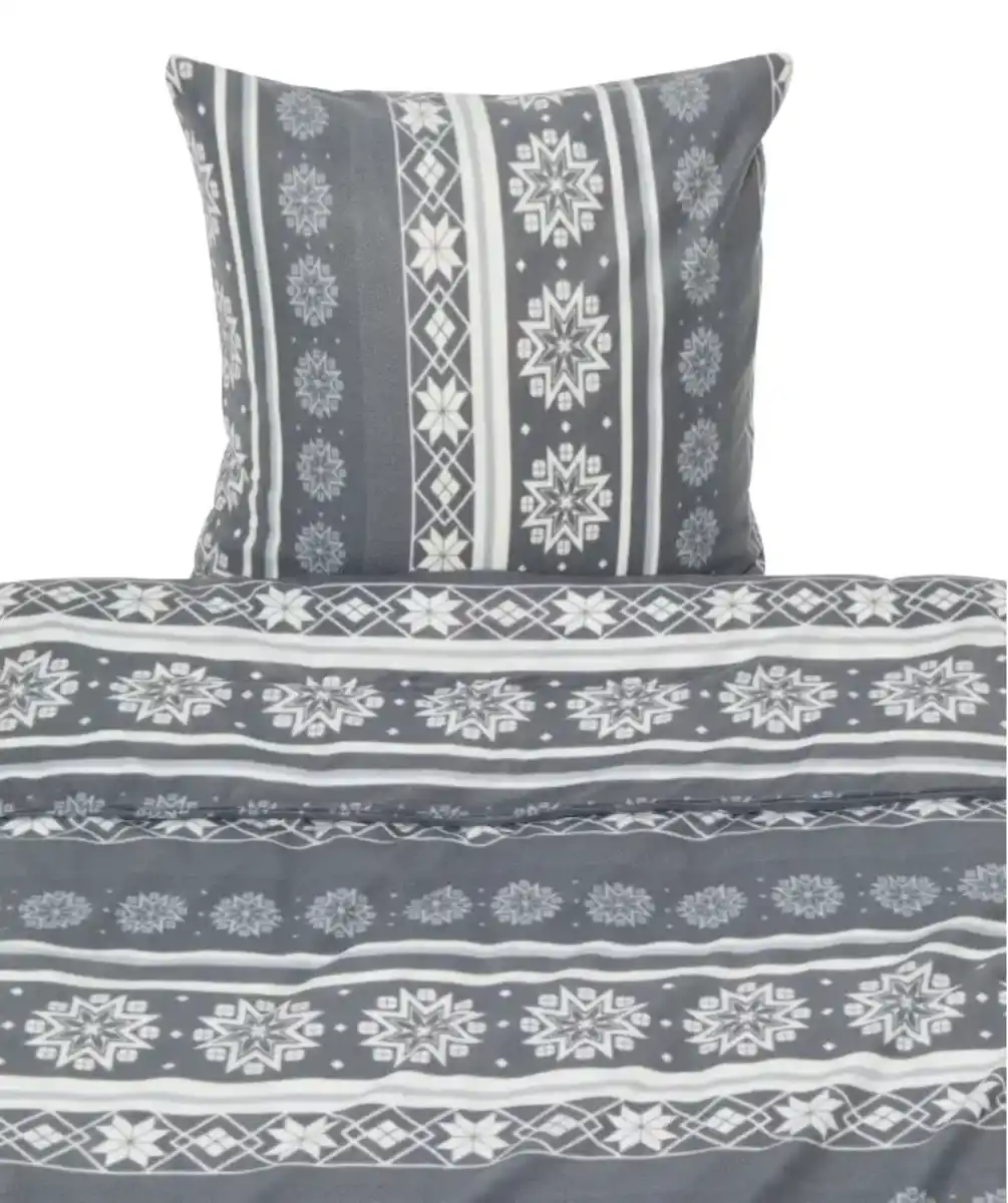 Bild 1 von Fleece-Bettwäsche, dunkelgrau