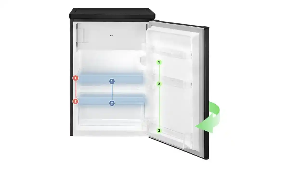 Bild 2 von Bomann Kühlschrank KS 7251 sw