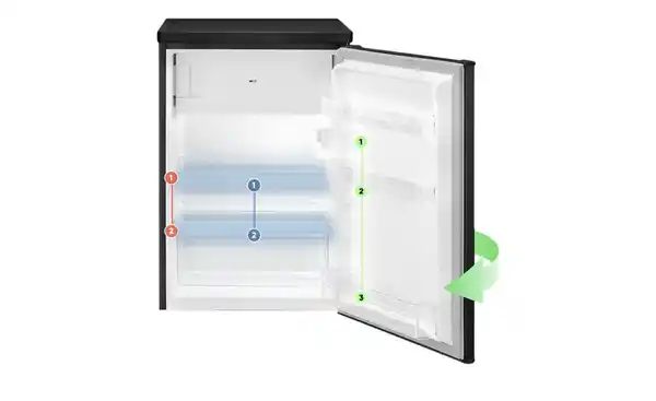 Bild 2 von Bomann Kühlschrank KS 7251 sw