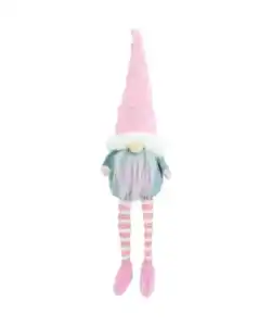Deko-Wichtel Weihnachten, rosa