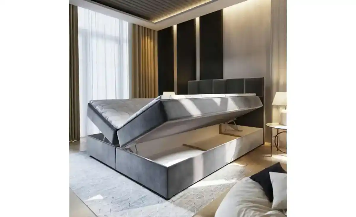 Bild 2 von MASSENO Boxbett mit Bettkasten Prata