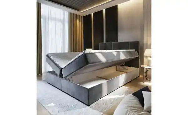 Bild 2 von MASSENO Boxbett mit Bettkasten Prata