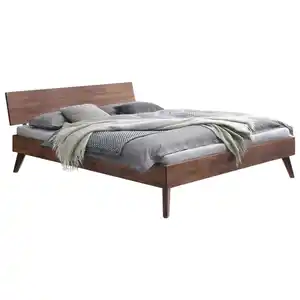 Hasena Bett, Nussbaum, Holz, Nussbaum, massiv, 160x200 cm, Über- und Sondergrößen erhältlich, in verschiedenen Holzarten Größen erhältlich, Schlafzimmer, Betten, Doppelbetten