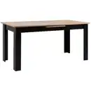 Bild 1 von Mid.you Esstisch, Schwarz, Eiche Artisan, Holzwerkstoff, rechteckig, eckig, 80x75x160-200 cm, ausziehbar, Esszimmer, Tische, Esstische, Esstische ausziehbar