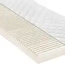 Bild 1 von Xora Komfortschaummatratze, Weiß, Textil, H2 + H3, 140x200 cm, Bezug abnehmbar/waschbar, Ober- und Unterseite versteppt, wendbar, für verstellbare Lattenroste geeignet, atmungsaktiv, schadstoffgepr