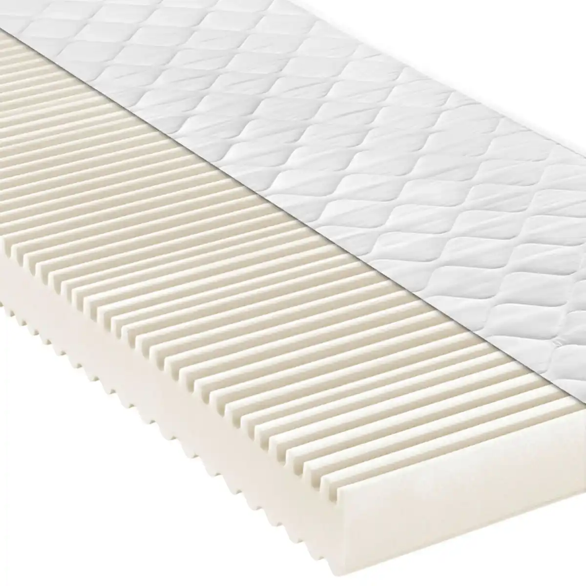 Bild 1 von Xora Komfortschaummatratze, Weiß, Textil, H2 + H3, 140x200 cm, Bezug abnehmbar/waschbar, Ober- und Unterseite versteppt, wendbar, für verstellbare Lattenroste geeignet, atmungsaktiv, schadstoffgepr