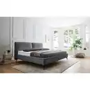 Bild 1 von Livetastic Polsterbett, Grau, Textil, 200x200 cm, Reach, gepolstertes Kopfteil, in verschiedenen Größen erhältlich, Schlafzimmer, Betten, Polsterbetten