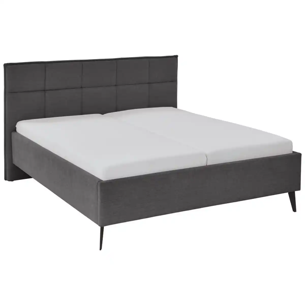 Bild 1 von Xora Polsterbett Paulo, Anthrazit, Textil, 160x200 cm, Reach, Stoffauswahl, in verschiedenen Größen erhältlich, Schlafzimmer, Betten, Polsterbetten