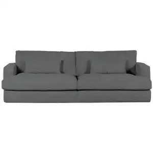 Landscape Bigsofa, Anthrazit, Textil, 3-Sitzer, Füllung: Polyester, 270x67x120 cm, Rücken echt, Armteil links, rechts, Wohnzimmer, Sofas & Couches, Sofas, Bigsofas