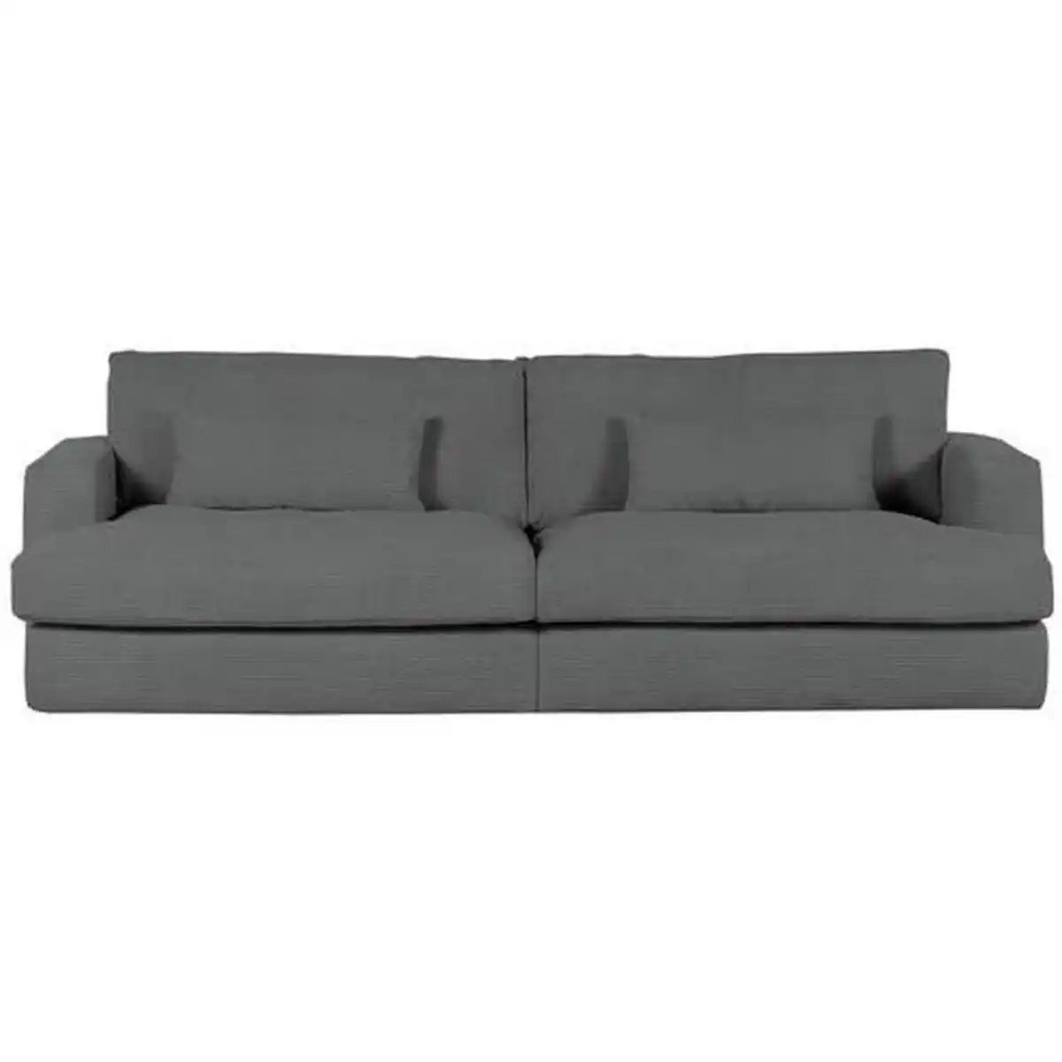 Bild 1 von Landscape Bigsofa, Anthrazit, Textil, 3-Sitzer, Füllung: Polyester, 270x67x120 cm, Rücken echt, Armteil links, rechts, Wohnzimmer, Sofas & Couches, Sofas, Bigsofas