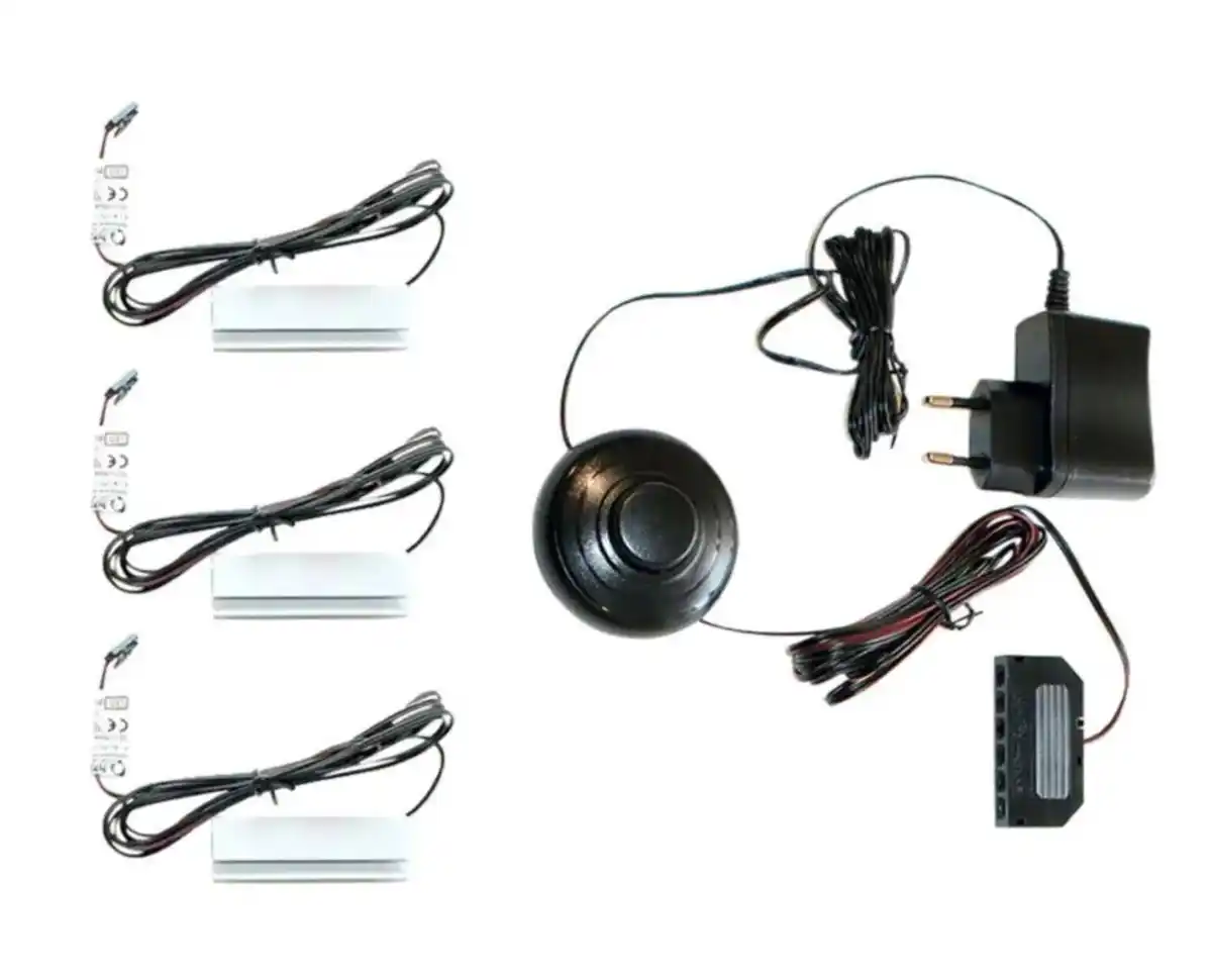 Bild 1 von LED Leuchtmittel Kaltweiß 3er-Set, Schwarz