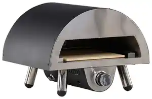 Pizzaofen Sentosa ca. 52x39x49 cm Schwarz, Schwarz