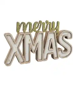 Deko-Schriftzug Weihnachten, weiĂź