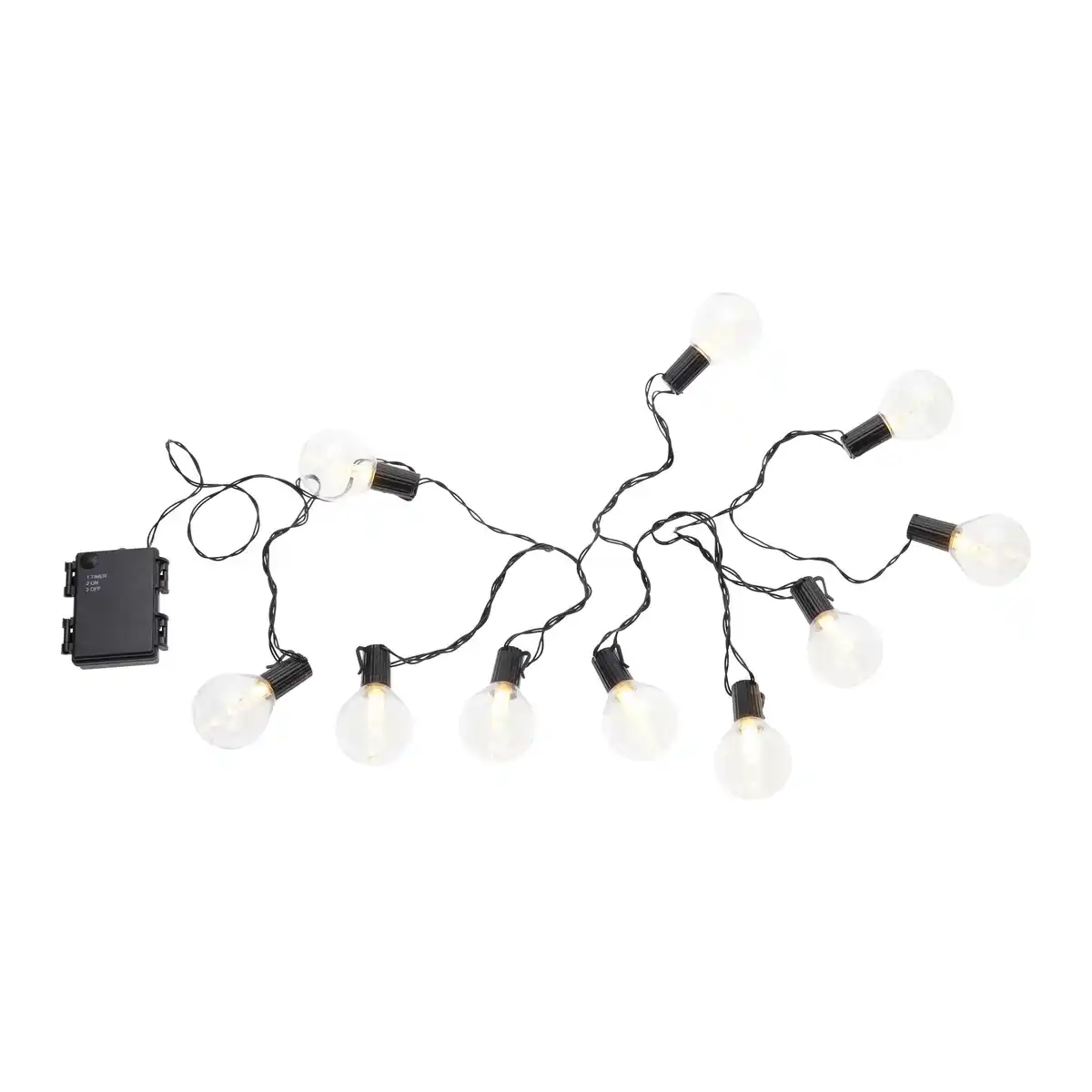 Bild 1 von Lichterkette Holly Schwarz, Schwarz