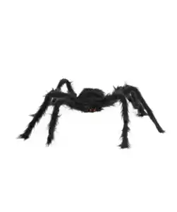 Deko-Spinne Halloween, schwarz