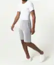 Bild 1 von Gerippte Shorts, grau/weiß