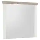 Bild 1 von Mid.you Wandspiegel, Pinien, Hellbraun, Holzwerkstoff, rechteckig, 107x110x8 cm, Spiegel, Wandspiegel