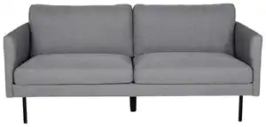 2-SITZER-SOFA ZOOM, Grau, Schwarz