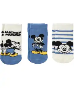 Mickey Mouse Lizenz Sneakersocken, blau