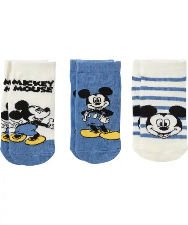 Bild 1 von Mickey Mouse Lizenz Sneakersocken, blau