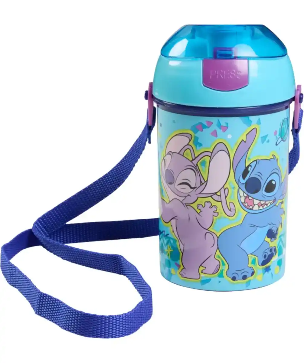 Bild 1 von Stitch Lizenz Trinkflasche, blau