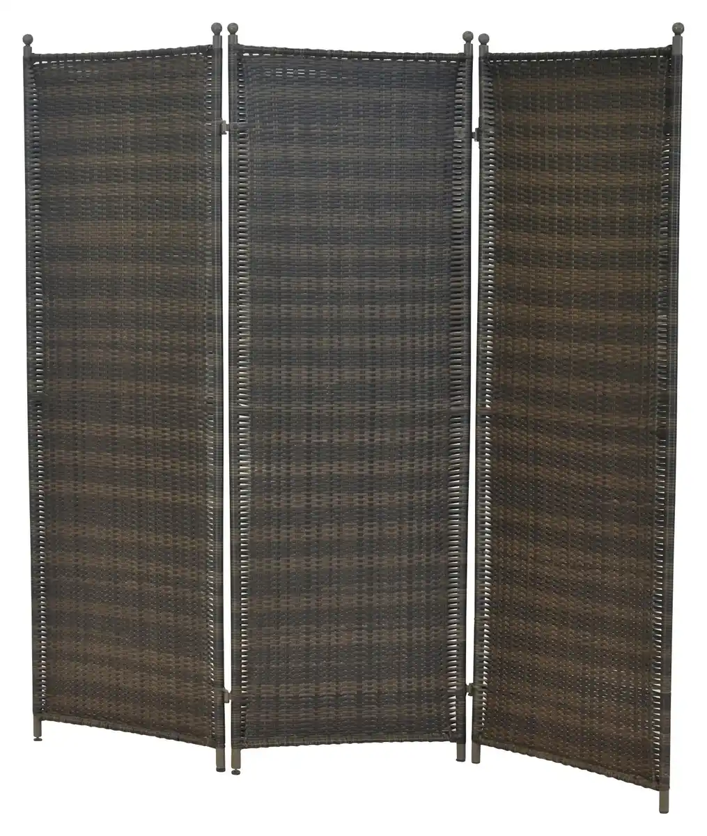 Bild 1 von Paravent mit 3 Flügel ca. 183x183 cm Braun, Braun