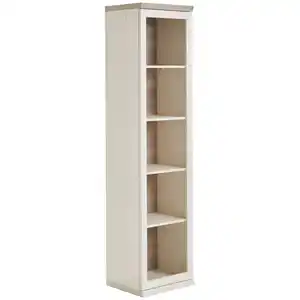 Hom`in Aktenregal, Grau, Weiß, Holzwerkstoff, 4 Fächer, 50.6x209.2x43 cm, Beimöbel erhältlich, stehend, in verschiedenen Größen erhältlich, Arbeitszimmer, Büroregale, Aktenregale