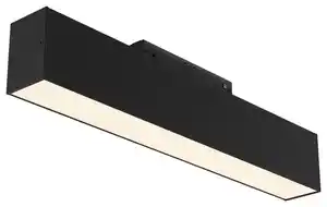 Schienensystem-Strahler Basis Schwarz max. 12 Watt, Schwarz