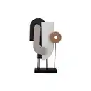 Bild 1 von Present Time Skulptur, Mehrfarbig, Holzwerkstoff, 10x53.5x25 cm, stehend, Dekoration, Skulpturen & Dekoobjekte, Skulpturen