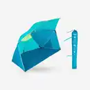 Bild 1 von DECATHLON Strandmuschel UV-Schutz 50+ Ecodesign Iwiko 180 blau/gelb