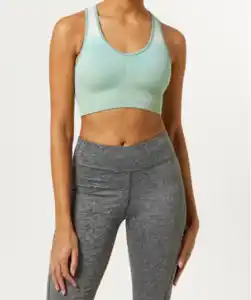 Sport-Bustier mit Farbverlauf, grün gemustert