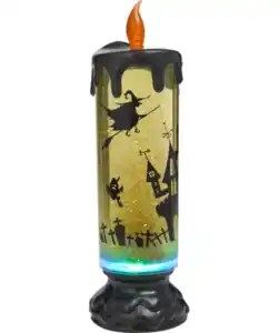 LED-Kerze Halloween, schwarz
