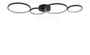 Bild 2 von Trio LED-Deckenleuchte, schwarz `Ringe´ Rondo