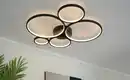 Bild 1 von Trio LED-Deckenleuchte, Kreise, schwarz Rondo