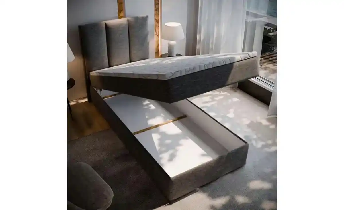 Bild 2 von MASSENO Boxbett mit Bettkasten Meril