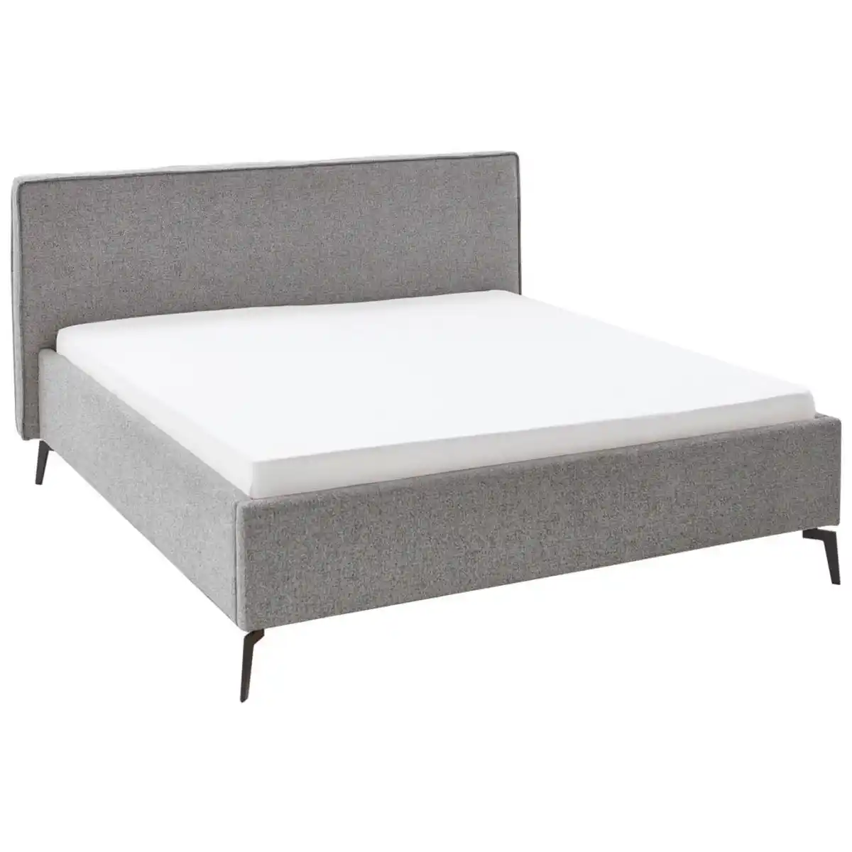 Bild 1 von home24 Polsterbett, Grau, Textil, 180x200 cm, Reach, Stoffauswahl, in verschiedenen Größen erhältlich, Schlafzimmer, Betten, Polsterbetten